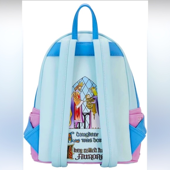 Loungefly Disney Sleeping Beauty Stained Glass Castle Mini Backpack Reti… - Picture 6 of 7